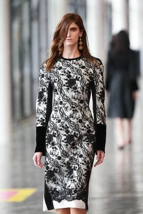 Oct. 21, 2015 - Sao Paulo, Brazil - A model presents the creation of Reinaldo LourenÃßo during the 2016 Winter collection of the Sao Paulo Fashion Week. Sao Paulo Brazil - ZUMAp133