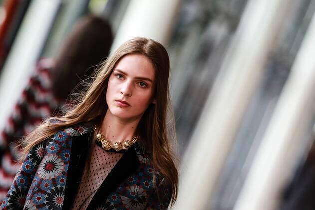 Oct. 21, 2015 - Sao Paulo, Brazil - A model presents the creation of Reinaldo LourenÃßo during the 2016 Winter collection of the Sao Paulo Fashion Week. Sao Paulo Brazil - ZUMAp133