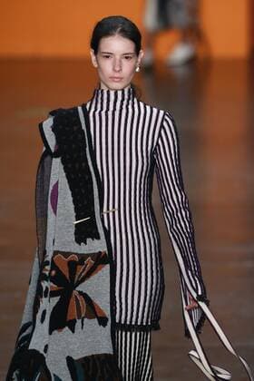 Oct. 21, 2015 - Sao Paulo, Brazil - A model presents creation of Coven during the 2016 Winter collection of the Sao Paulo Fashion Week. Sao Paulo Brazil - ZUMAp133