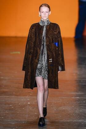 Oct. 21, 2015 - Sao Paulo, Brazil - A model presents creation of Coven during the 2016 Winter collection of the Sao Paulo Fashion Week. Sao Paulo Brazil - ZUMAp133