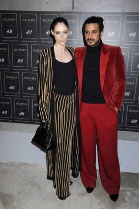 Coco Rocha und Mohammed Sultan Al Habtoor bei der Balmain x H&M Collection Fashion Show im 23 Wall Street. New York, 20.10.2015 Foto:xD.xVanxTinex xFuturexImage