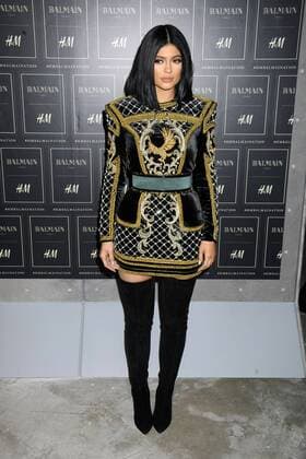 Kylie Jenner bei der Balmain x H&M Collection Fashion Show im 23 Wall Street. New York, 20.10.2015 Foto:xD.xVanxTinex xFuturexImage
