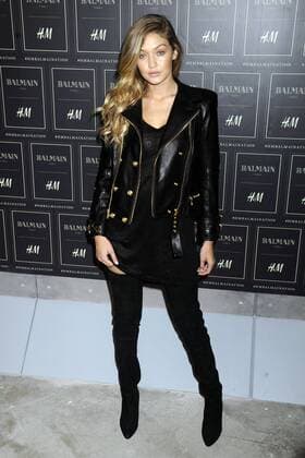Gigi Hadid bei der Balmain x H&M Collection Fashion Show im 23 Wall Street. New York, 20.10.2015 Foto:xD.xVanxTinex xFuturexImage