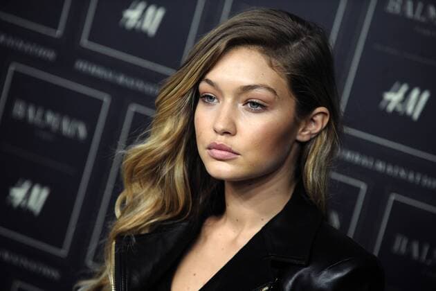 Gigi Hadid bei der Balmain x H&M Collection Fashion Show im 23 Wall Street. New York, 20.10.2015 Foto:xD.xVanxTinex xFuturexImage