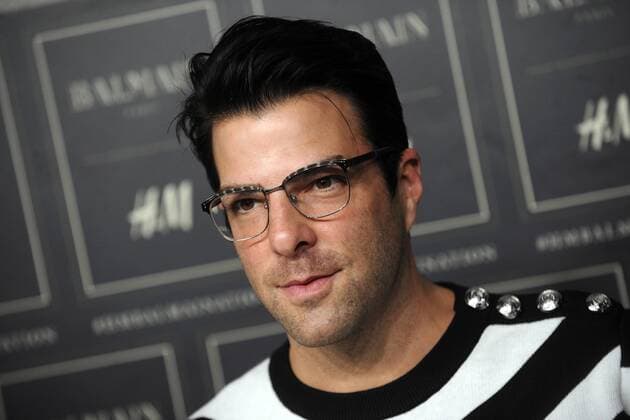 Zachary Quinto bei der Balmain x H&M Collection Fashion Show im 23 Wall Street. New York, 20.10.2015 Foto:xD.xVanxTinex xFuturexImage