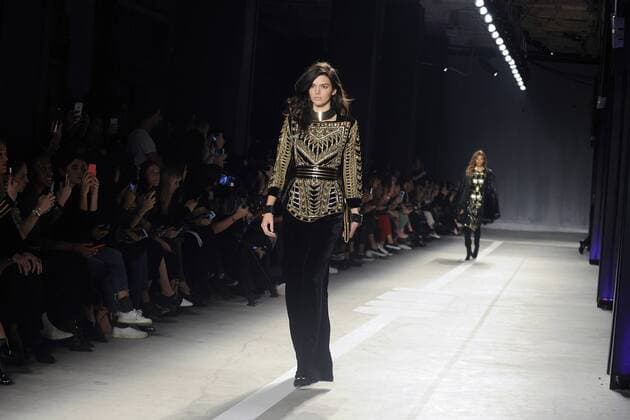 Kendall Jenner bei der Balmain x H&M Collection Fashion Show im 23 Wall Street. New York, 20.10.2015 Foto:xD.xVanxTinex xFuturexImage