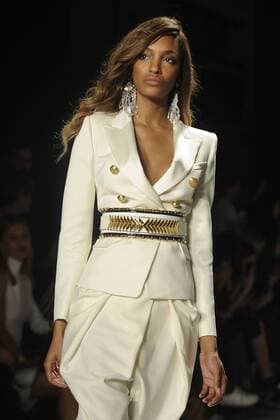 Jourdan Dunn bei der Balmain x H&M Collection Fashion Show im 23 Wall Street. New York, 20.10.2015 Foto:xD.xVanxTinex xFuturexImage