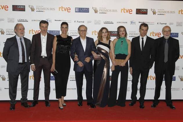 XVII Edicion de los premios Iris de la Academia de Television 2015. XVII Edition of Iris awards from Television Academy, Spain. Photo by J. Luis Cuesta 261 Cordon. Cordon Press 