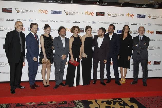 XVII Edicion de los premios Iris de la Academia de Television 2015. XVII Edition of Iris awards from Television Academy, Spain. Photo by J. Luis Cuesta 261 Cordon. Cordon Press 