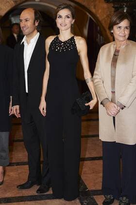 Oct. 22, 2015 - Gijon, Principado de Asturias, Spain - Queen Letizia of Spain during a tribute to US filmmaker Francis Ford Coppola at the Jovellanos Theatre in Gijon, on October 22, 2015 on the eve of the Princess of Asturias awards ceremony. Gijon Spain  - ZUMAg15_