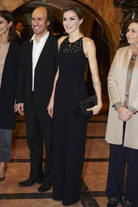 Oct. 22, 2015 - Gijon, Principado de Asturias, Spain - Queen Letizia of Spain during a tribute to US filmmaker Francis Ford Coppola at the Jovellanos Theatre in Gijon, on October 22, 2015 on the eve of the Princess of Asturias awards ceremony. Gijon Spain  - ZUMAg15_