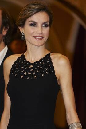 Oct. 22, 2015 - Gijon, Principado de Asturias, Spain - Queen Letizia of Spain during a tribute to US filmmaker Francis Ford Coppola at the Jovellanos Theatre in Gijon, on October 22, 2015 on the eve of the Princess of Asturias awards ceremony. Gijon Spain  - ZUMAg15_