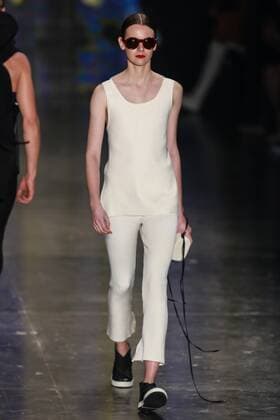 Oct. 22, 2015 - Sao Paulo, Brazil - Model presents creations of Osklen during the 2016 Winter collection of the Sao Paulo Fashion Week. Sao Paulo Brazil - ZUMAp133