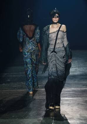 Oct. 22, 2015 - Sao Paulo, Brazil - Model presents creations of Lino Villaventura during the 2016 Winter collection of the Sao Paulo Fashion Week. Sao Paulo Brazil - ZUMAp133