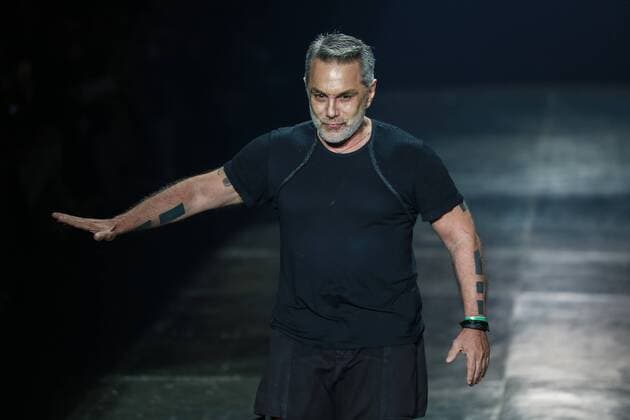 Oct. 22, 2015 - Sao Paulo, Brazil - Lino Villaventura during the 2016 Winter collection of the Sao Paulo Fashion Week. Sao Paulo Brazil - ZUMAp133