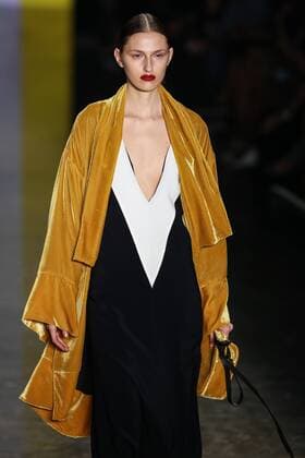 Oct. 22, 2015 - Sao Paulo, Brazil - Model presents creations of Osklen during the 2016 Winter collection of the Sao Paulo Fashion Week. Sao Paulo Brazil - ZUMAp133