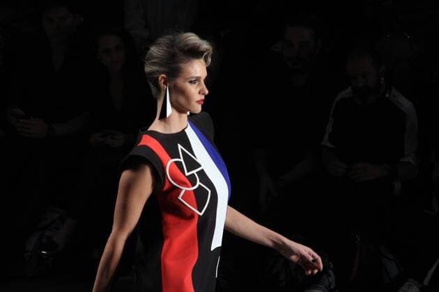 SAO PAULO, Brazil - 10 22 2015: Fashion Week WINTER 2016 - Parade Juliana Jabour during Fashion Week Winter 2016 held in Sao Paulo.  SaraxFernandes