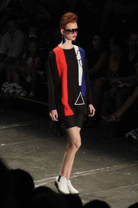 SAO PAULO, Brazil - 10 22 2015: Fashion Week WINTER 2016 - Parade Juliana Jabour during Fashion Week Winter 2016 held in Sao Paulo.  SaraxFernandes