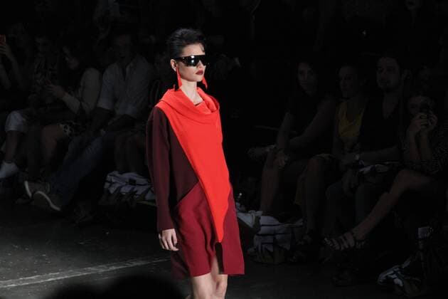 SAO PAULO, Brazil - 10 22 2015: Fashion Week WINTER 2016 - Parade Juliana Jabour during Fashion Week Winter 2016 held in Sao Paulo.  SaraxFernandes
