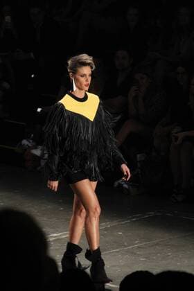 SAO PAULO, Brazil - 10 22 2015: Fashion Week WINTER 2016 - Parade Juliana Jabour during Fashion Week Winter 2016 held in Sao Paulo.  SaraxFernandes