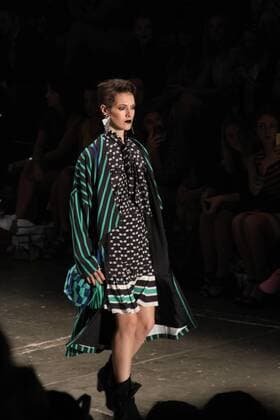 SAO PAULO, Brazil - 10 22 2015: Fashion Week WINTER 2016 - Parade Juliana Jabour during Fashion Week Winter 2016 held in Sao Paulo.  SaraxFernandes