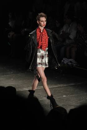 SAO PAULO, Brazil - 10 22 2015: Fashion Week WINTER 2016 - Parade Juliana Jabour during Fashion Week Winter 2016 held in Sao Paulo.  SaraxFernandes
