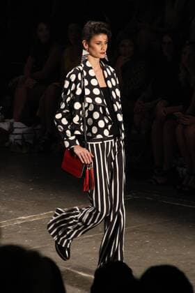SAO PAULO, Brazil - 10 22 2015: Fashion Week WINTER 2016 - Parade Juliana Jabour during Fashion Week Winter 2016 held in Sao Paulo.  SaraxFernandes