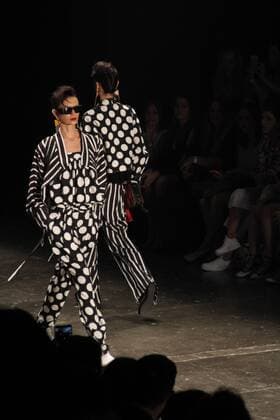 SAO PAULO, Brazil - 10 22 2015: Fashion Week WINTER 2016 - Parade Juliana Jabour during Fashion Week Winter 2016 held in Sao Paulo.  SaraxFernandes