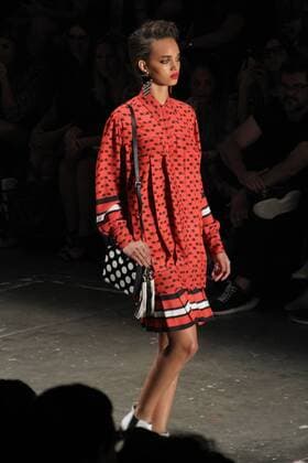 SAO PAULO, Brazil - 10 22 2015: Fashion Week WINTER 2016 - Parade Juliana Jabour during Fashion Week Winter 2016 held in Sao Paulo.  SaraxFernandes