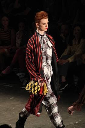 SAO PAULO, Brazil - 10 22 2015: Fashion Week WINTER 2016 - Parade Juliana Jabour during Fashion Week Winter 2016 held in Sao Paulo.  SaraxFernandes