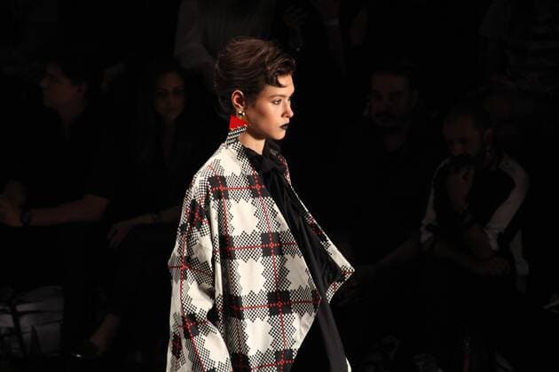 SAO PAULO, Brazil - 10 22 2015: Fashion Week WINTER 2016 - Parade Juliana Jabour during Fashion Week Winter 2016 held in Sao Paulo.  SaraxFernandes