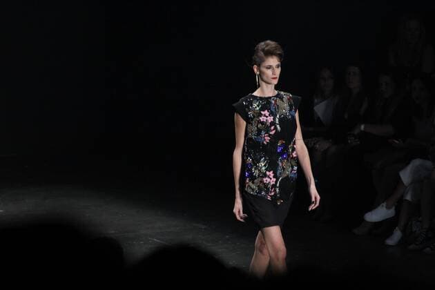 SAO PAULO, Brazil - 10 22 2015: Fashion Week WINTER 2016 - Parade Juliana Jabour during Fashion Week Winter 2016 held in Sao Paulo.  SaraxFernandes
