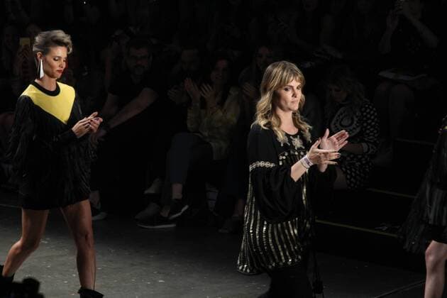 SAO PAULO, Brazil - 10 22 2015: Fashion Week WINTER 2016 - Parade Juliana Jabour during Fashion Week Winter 2016 held in Sao Paulo.  SaraxFernandes