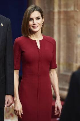 Oct. 23, 2015 - Oviedo, Principado de Asturias, Spain - Queen Letizia of Spain attended an audience with Princesa de Asturias Awards 2015 winners at the Reconquista Hotel on October 23, 2015 in Oviedo, Spain. Oviedo Spain  - ZUMAg15_
