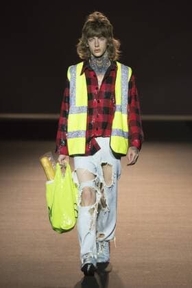 London, UK. 23 10 2015. The V&A presents a retrospective of designer Ashish in the Fashion in Motion series. Highlights from his collections of the last decade were presented in four free catwalk shows. Fashion in Motion: Ashish, V&A Museum, London, UK 