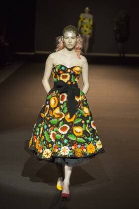 London, UK. 23 10 2015. The V&A presents a retrospective of designer Ashish in the Fashion in Motion series. Highlights from his collections of the last decade were presented in four free catwalk shows. Fashion in Motion: Ashish, V&A Museum, London, UK 