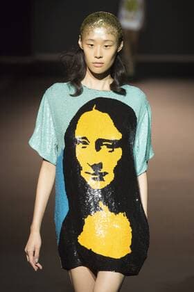 London, UK. 23 10 2015. The V&A presents a retrospective of designer Ashish in the Fashion in Motion series. Highlights from his collections of the last decade were presented in four free catwalk shows. Fashion in Motion: Ashish, V&A Museum, London, UK 