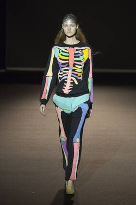 London, UK. 23 10 2015. The V&A presents a retrospective of designer Ashish in the Fashion in Motion series. Highlights from his collections of the last decade were presented in four free catwalk shows. Fashion in Motion: Ashish, V&A Museum, London, UK 