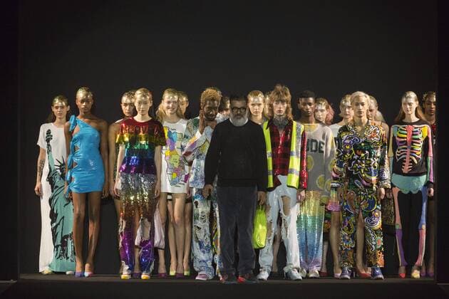 London, UK. 23 10 2015. The V&A presents a retrospective of designer Ashish in the Fashion in Motion series. Highlights from his collections of the last decade were presented in four free catwalk shows. Fashion in Motion: Ashish, V&A Museum, London, UK 