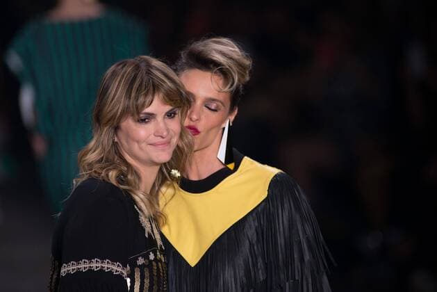 SAO PAULO, Brazil - 10 22 2015: Fashion Week WINTER 2016 - The model Fernanda Lima during Juliana Jabour designer& 39;s fashion show at Fashion Week Winter 2016 held in Sao Paulo.  AlexandrexMoreira