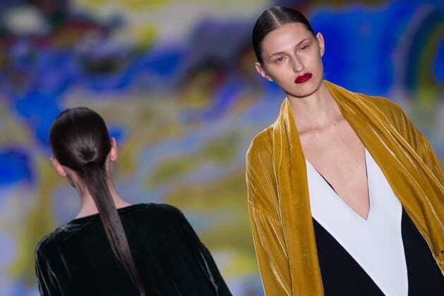 SAO PAULO, Brazil - 10 22 2015: Fashion Week WINTER 2016 - Osklen Parade during Fashion Week Winter 2016 held in Sao Paulo.  AlexandrexMoreira