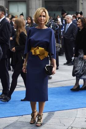 Oct. 23, 2015 - Oviedo, Principado de Asturias, Spain - Francisco Alvarez Cascos, Maria Porto attended the Princesa de Asturias Awards 2015 (Princess of Asturias awards) ceremony at the Campoamor Theater on October 23, 2015 in Oviedo, Spain. Oviedo Spain  - ZUMAg15_