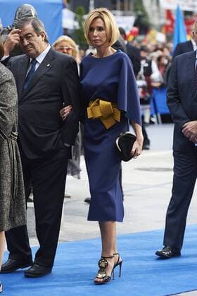 Oct. 23, 2015 - Oviedo, Principado de Asturias, Spain - Francisco Alvarez Cascos, Maria Porto attended the Princesa de Asturias Awards 2015 (Princess of Asturias awards) ceremony at the Campoamor Theater on October 23, 2015 in Oviedo, Spain. Oviedo Spain  - ZUMAg15_