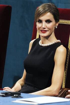 Oct. 23, 2015 - Oviedo, Principado de Asturias, Spain - Queen Letizia of Spain attended the Princesa de Asturias Awards 2015 (Princess of Asturias awards) ceremony at the Campoamor Theater on October 23, 2015 in Oviedo, Spain..Pool Oviedo Spain  - ZUMAg15_