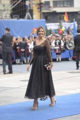 Premios princesa de Asturias-Cordon Press Ceremony of the Princess of Asturias Awards. Oviedo  Marilo Montero