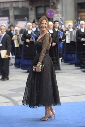 Premios princesa de Asturias-Cordon Press Ceremony of the Princess of Asturias Awards. Oviedo  Marilo Montero