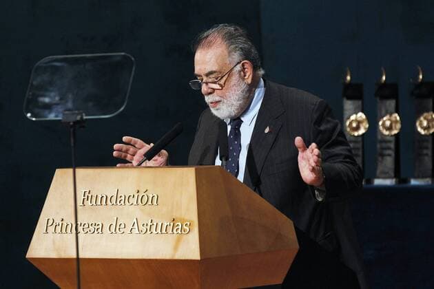 Oct. 23, 2015 - Oviedo, Principado de Asturias, Spain - Francis Ford Coppola attended the Princesa de Asturias Awards 2015 (Princess of Asturias awards) ceremony at the Campoamor Theater on October 23, 2015 in Oviedo, Spain..Pool Oviedo Spain  - ZUMAg15_