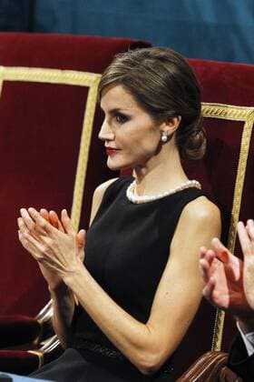 Oct. 23, 2015 - Oviedo, Principado de Asturias, Spain - Queen Letizia of Spain attended the Princesa de Asturias Awards 2015 (Princess of Asturias awards) ceremony at the Campoamor Theater on October 23, 2015 in Oviedo, Spain..Pool Oviedo Spain  - ZUMAg15_