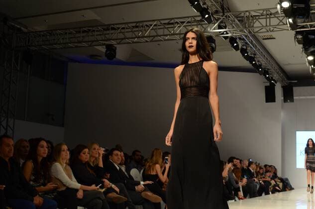 Oct. 23, 2015 - Athens, Greece - A model wears creation of Kathy Heyndels. Fashion designers present their creations during the 18th Athens Xclusive Designers Week Fashion event in Athens. Athens Greece - ZUMAp133