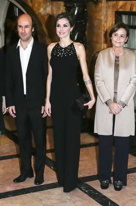 Königin Letizia von Spanien bei einer Pressekonferenz anlässlich des verliehenen Princess of Asturias of Arts Award 2015 an Coppola im Teatro Jovellanos. Gijon, 22.10.2015 Letizia von Spanien 
